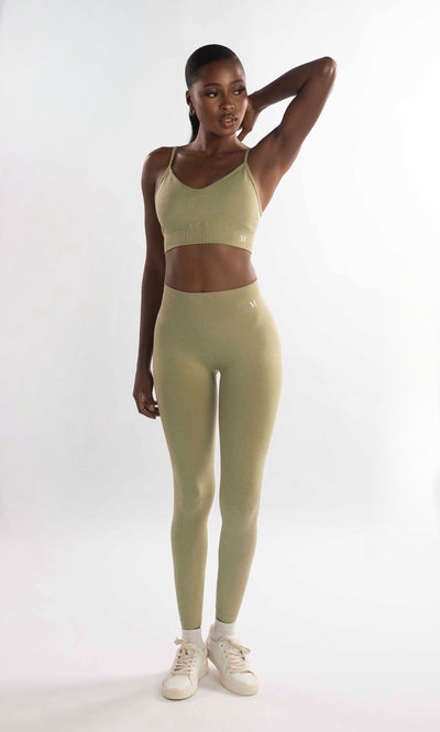 Amaré Matcha Full - Length Leggings - MoldMe By Molly